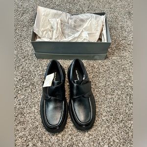 Hush Puppies Gil Black Leather Men’s Shoe Size 8